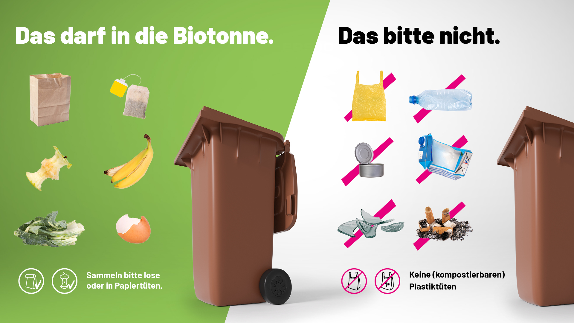 Fünf Personen von denen zwei einen Kuchen halten.