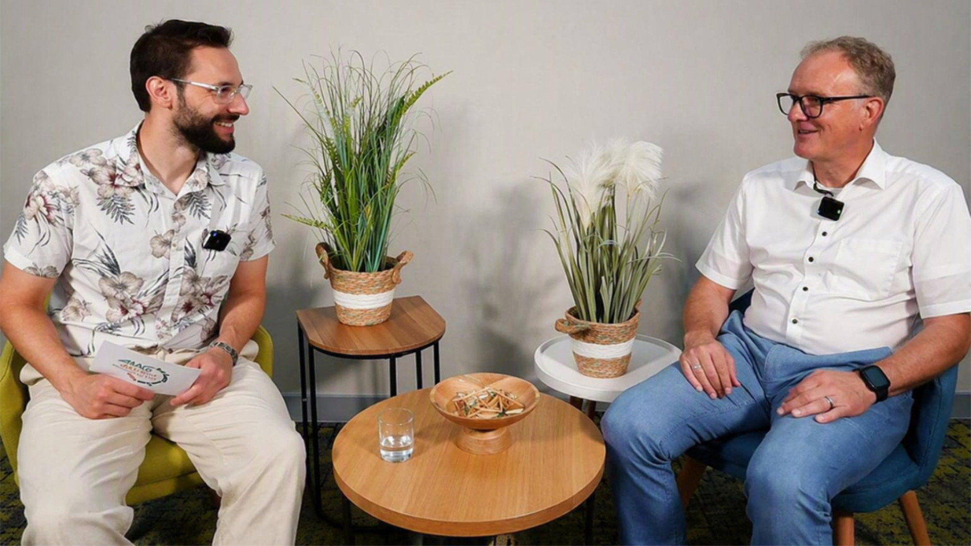Ein Ausschnitt aus dem Live-Stream mit Landrat Volker Meyer.