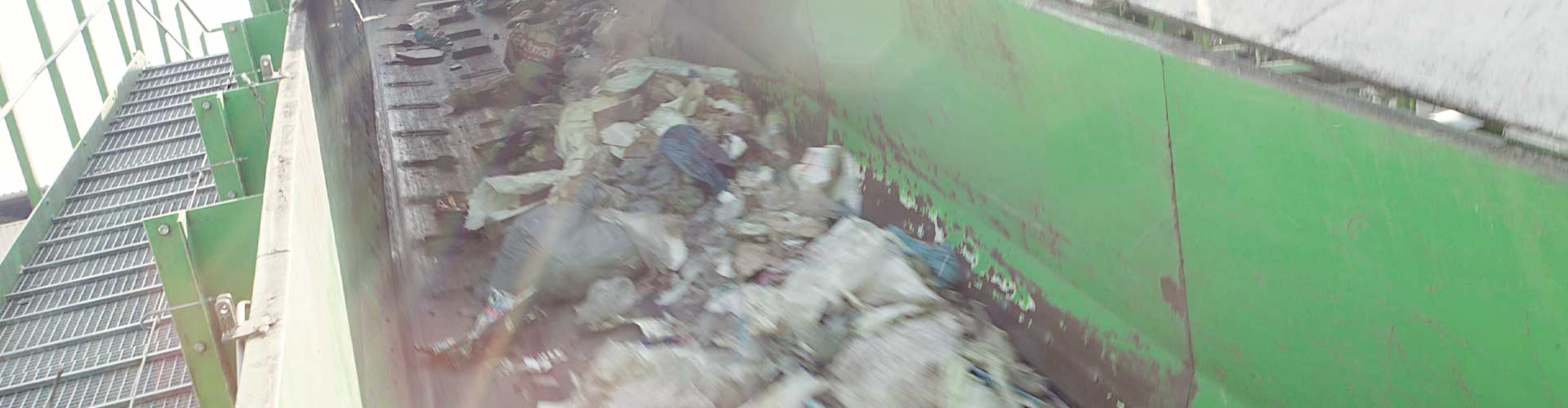 Abfall vor der Mülltrennung